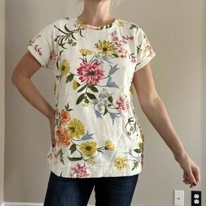 LOFT T-Shirt, Flower Print